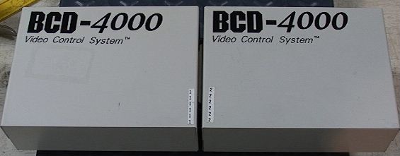 Two (2) CIC BCD-4000 Video Control System For Machine Vision