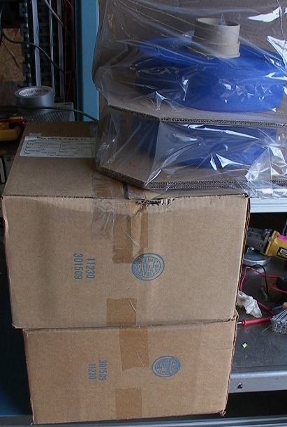 Blue Sequencing Tape 1/4" By 3520 Yards 2 Rolls Per Box.