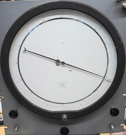 HEISE 16 inch mirrored dial precision pressure gauge