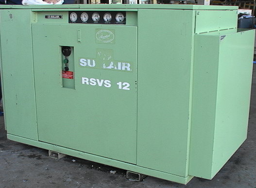 Near New Sullair RSVS 12 25hp Rotary Vacuum Pump