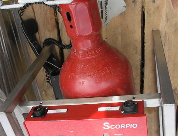 KIDDE Scorpio Automatic Fire Suppression Unit with tank