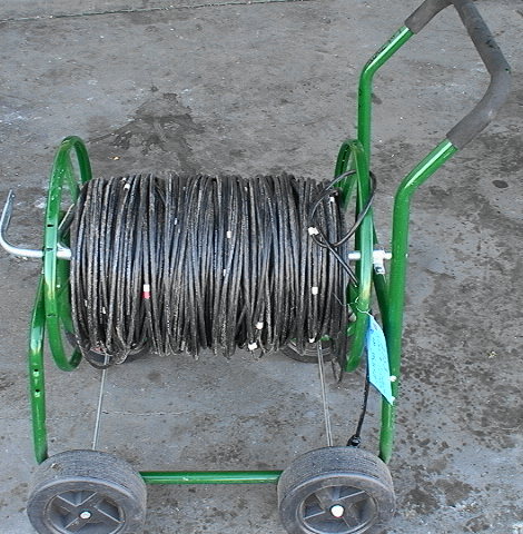1000 Feet 10 Conductor R5504-A Test Lead Wire On Wideup Reel