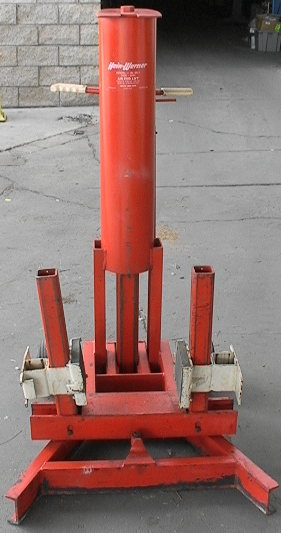 Hein-Werner Air End Lift 5000 Lb Capacity Pneumatic Bumper Lift