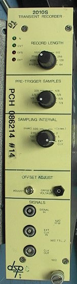 DSP Technology Transient Recorder Model # 2010S Plug-In Module