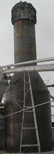 OLD "WigWam" incinerator wood waste burner landmark