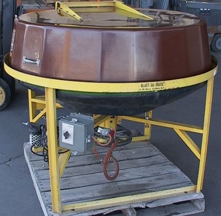 Blast-Au-Matic Automatic Rim Ring Tire Mold bead blaster