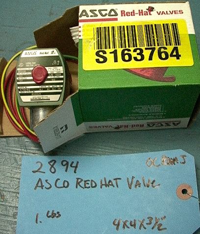 ASCO Red-Hat Solenoid Valve 1/8 pipe 100psi
