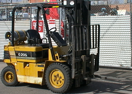 4000# Daewoo G20S Propane Forklift Foam-filled & Side-shift