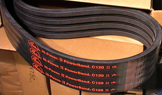 Gates Hi-Power II PowerBand 4/C120 4-wide v-belt
