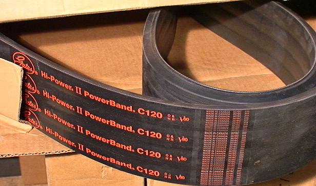 Gates Hi-Power II PowerBand 4/C120 267BC 4-wide v-belt