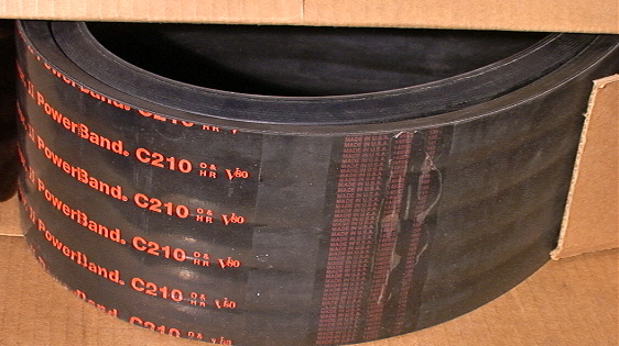 Gates Hi-Power II PowerBand 5/C210 145SS 5-wide v-belt