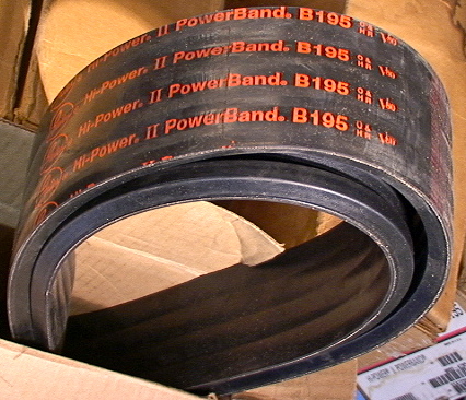 Gates Hi-Power II PowerBand 4/B195 476SS 4-wide v-belt