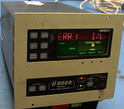 Varian Micron 8000 Universal Ion Vacuum Pump Controller High Vol