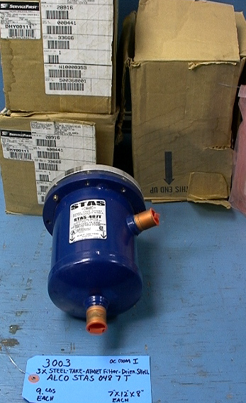 STAS Steel Take Apart Filter Drier Shell Model # STAS-487T
