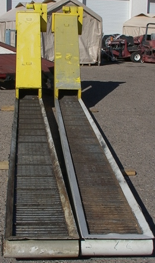 25' Knoll Slat-Band Elevating Chip Conveyer Model Number 400-S-1