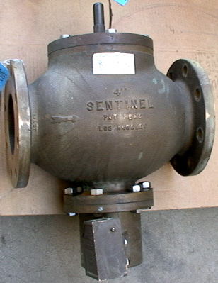 Sentinel Valve 4" Earthquake Shut-Off Valve For Natural Gas