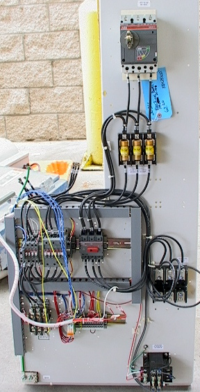 Motor Control Panel Parts 50 Amp 3-Phase 480 Volt