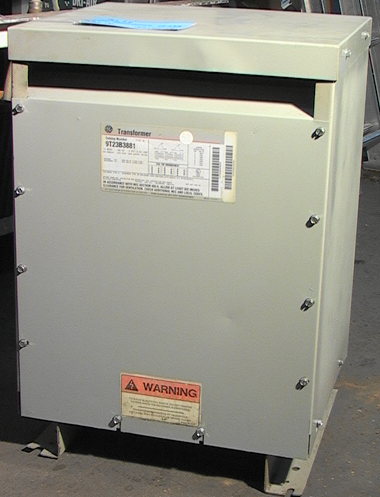 GE Transformer 15KVA 3-P 480-240 Delta-Delta