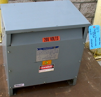 15KVA Transformer 240-208/120 Delta Wye
