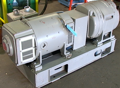 65KW Motor-Generator Clean Power 250 Volts DC 260 amps