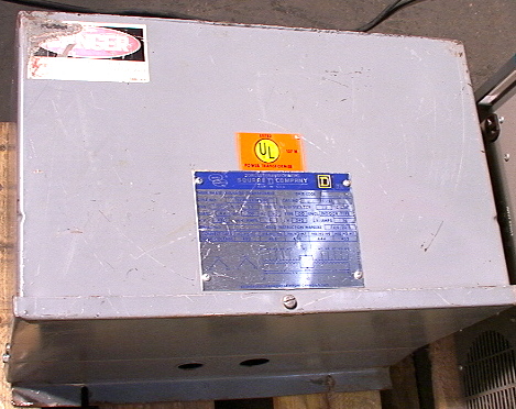 Square D Delta-Delta Transformer 15KVA 480/240 3-phase