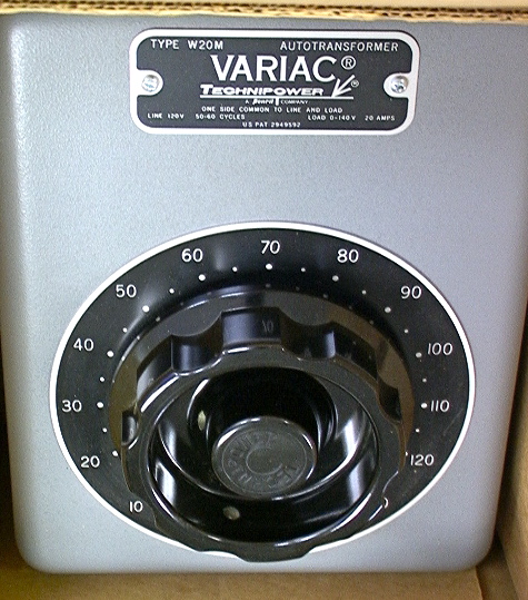 New Boxed Technipower Variac AutoTransfomer type W20M