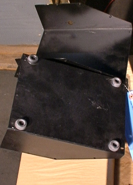 Lot of 42 sloped-front aluminum electronic project box bases