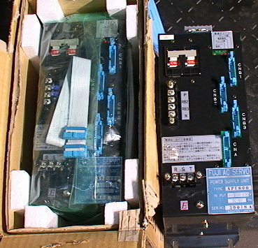 Lot Of 2 1hp Fuji AC Servo Power Supply Units Model # APU800