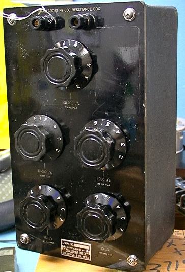 Shallcross No. 830 Decade Resistance Box