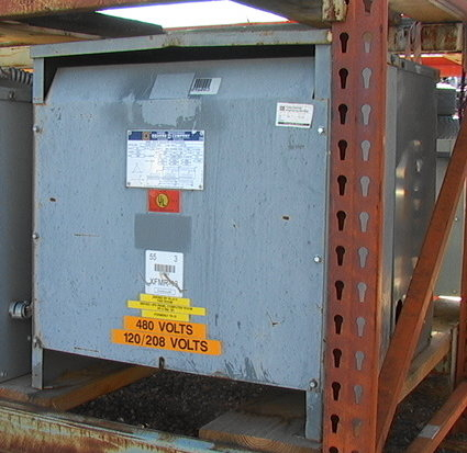 Square D 45 KVA 3-Phase Insulated Transformer 480-208/120 Delta