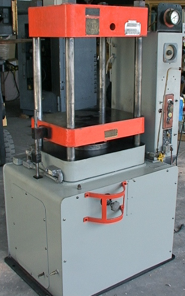 50 Ton HYDROLAIR 4-Post Platen Press With Air Over Hydraulic
