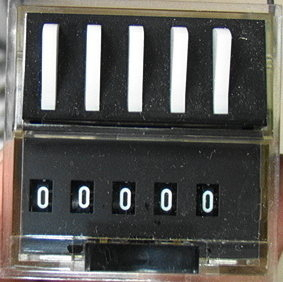 NOS Saia Murten Switzerland 24 Volt DC 5 Digit Pre-Settable