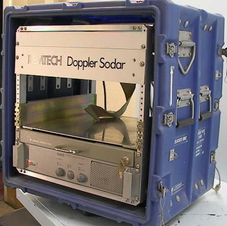 REMTECH Doppler Sodar & JBL SR6615 Power Amplifier in 19" rack