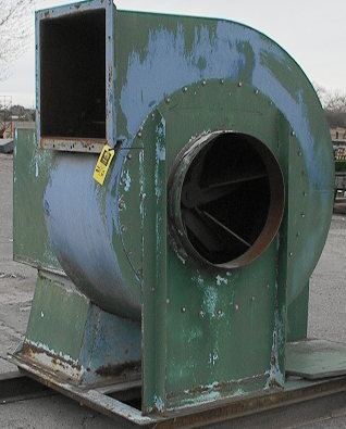 60 horsepower Radial Blower fan bulk material mover