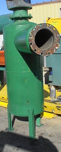 Roots Blower Silencer Muffler ~24" diameter 7' tall 10" pipe