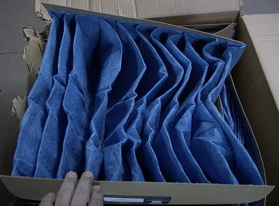 10 Pleated 20X20X8 Air Filter Cartridges
