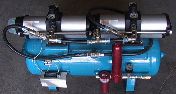 NEW KV Automation Systems Dual Oil-Free Compressed Air Pressure