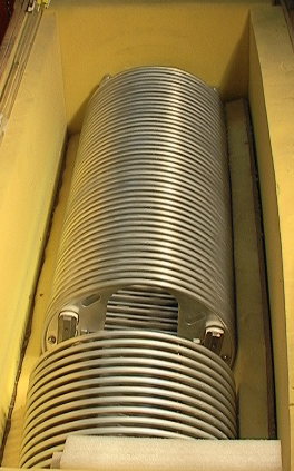 2-part 15" by 48" RF High Voltage ion accelerator equipotential