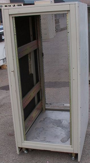 Five Foot Tall 19" Rack Mount Cabinet With Wheels