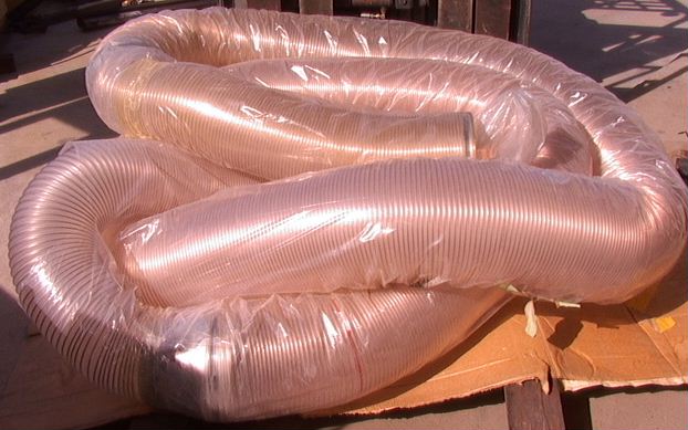 High Purity Cleanroom Air Duct Flex Hose 8"&10" x ~100' long