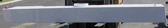 11 Foot White Poly Chemical Acid Fume Proof Plenum Duct