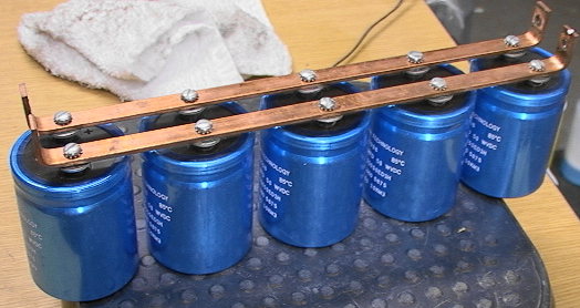 50,000 MFD capacitor bank 50 WVDC