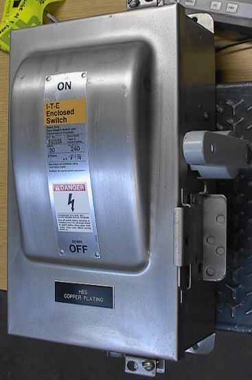 30 Amp 3-pole Stainless Fused Disconnect Switch ITE