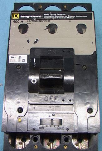 Square D Mag-Gard LAF3640032MV1027 400 Amp Breaker 600V