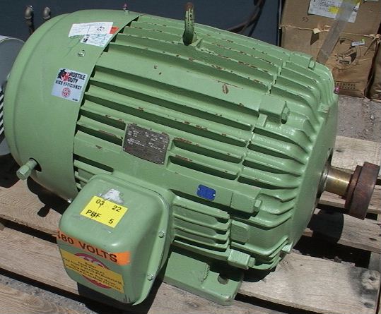 75 Horsepower TEFC Hostile Duty High Efficiency Electric Motor