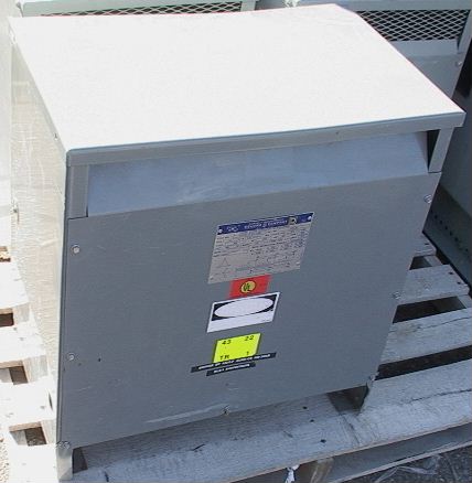 45KVA Square D Transformer 480 to 208/120 Dry Type