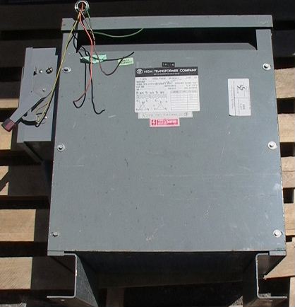 15 KVA MGM Transformer Delta-Delta 460 plus/minus 23-volt taps