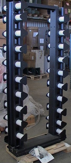New In Boxes Fantastic SIECOR UDF 19" 7' Tall Optical Fiber Rack