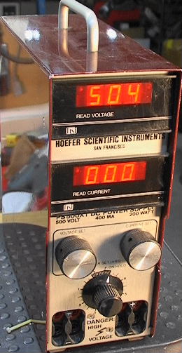 Hoefer Scientific HSI PS500XT DC Power Supply 500V 200W Digital