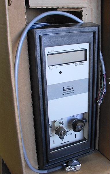 Schlumberger Multifunction Polyphase Meter Two Stator WattHour